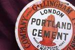 Portland Cement Enamel Sign Repaired