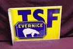 TSF Evernice Post Mount Enamel Sign