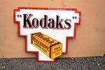 Kodak Film Double Sided Enamel Sign.#