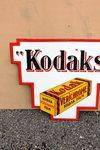 Kodak Film Double Sided Enamel Sign