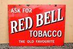 Red Bell Tobacco Enamel Sign