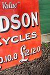 New Hudson Cycles Enamel Sign