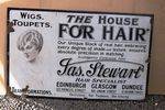 The House Of Hair Enamel Advertising Sign