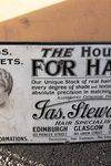 The House Of Hair Enamel Advertising Sign