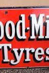 Wood Milne Tyres Enamel Sign