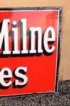 Wood Milne Tyres Enamel Sign