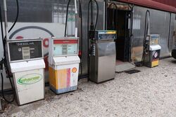 4 Classic Contemporary Petrol Pumps For Sale..# 