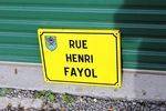 French Enamel Street Sign #