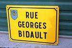 French Enamel Street Sign