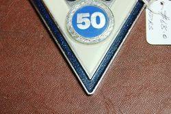 50 Veteran Car Club Badge