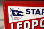 Leopold Star Pils Framed Enamel Sign Arriving Nov