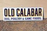 Old Calabar Animal Food Enamel Advertising Sign.#