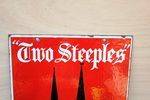 Two Steeples Trustworthy Underwear Double Sided Enamel Sign