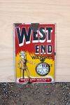 Westend Watches Enamel Advertising Sign