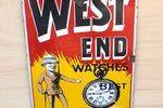 Westend Watches Enamel Advertising Sign