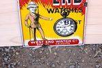 Westend Watches Enamel Advertising Sign