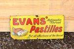 Evans Pastilles Enamel Advertising Sign