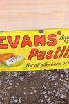 Evans Pastilles Enamel Advertising Sign