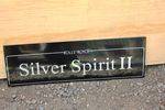 Rolls Royce Silver Spirit II Plastic Plate.#