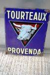 Tourteaux Pictorial Farming Enamel Sign Arriving Nov