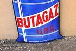 Butagaz Double Sided Die Cut Enamel Sign