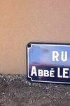 French Enamel Street Sign