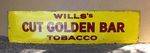 Wills Cut Golden Bar Strip Enamel Sign