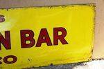 Wills Cut Golden Bar Strip Enamel Sign