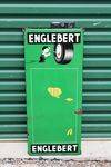 Englebert Enamel Tyre Chart Sign,#