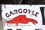 Gargoyle Vacuum Motor Oils Enamel Sign