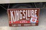 Kings Lube Extra Motor Oils Enamel Sign,#