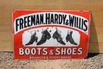 Freeman Hardy And Willis Boots And Shoes Enamel Signs.#