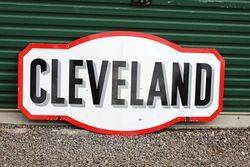 Cleveland Enamel Advertising Sign