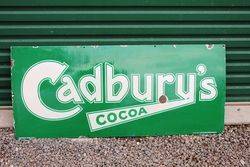 Cadburys Enamel Advertising Sign