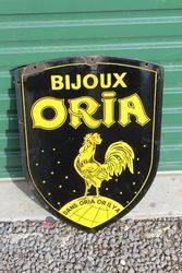 Bijoux Oria Double Sided Enamel Sign 