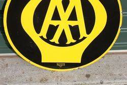 Near Mint AA Double Sided Enamel Sign