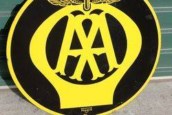 Near Mint AA Double Sided Enamel Sign