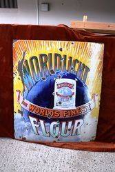 Worldlight Flour Enamel Sign,#