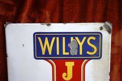 ARRIVING SOONWILLYand96S JEEP Enamel Sign