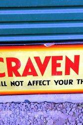 Craven A Enamel Advertising Sign