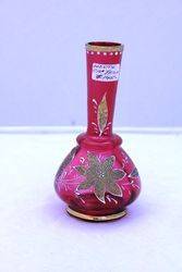 19th Century French Ruby Glass Vase