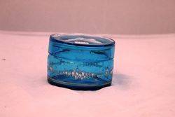 Blue Glass Trinket Box