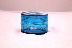 Blue Glass Trinket Box