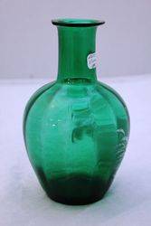 Victorian Green Glass Vase