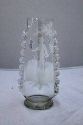 Victorian Mary Gregory Glass Vase