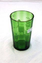 Victorian Green Glass Tumbler