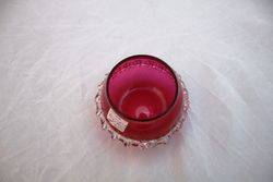 Victorian Ruby Glass Bowl