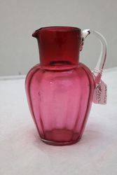 Victorian Ruby Glass Jug