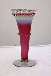 Victorian Vaseline Glass Vase