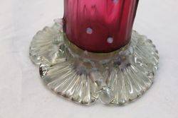 Victorian Vaseline Glass Vase